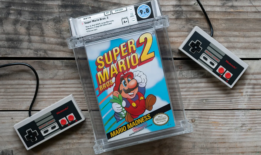 Cartucho de Super Mario Bros. 2 é vendido por US$ 88,5 mil